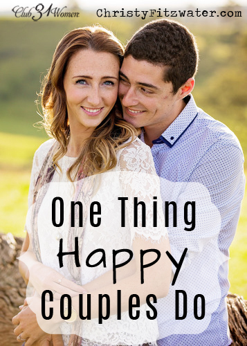 One Thing Happy Couples Do