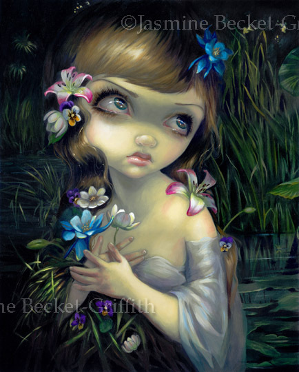 New Contemporary Art - Portrait of Ophelia