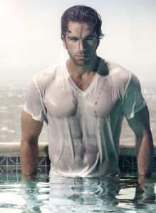 Wet t-shirt guy