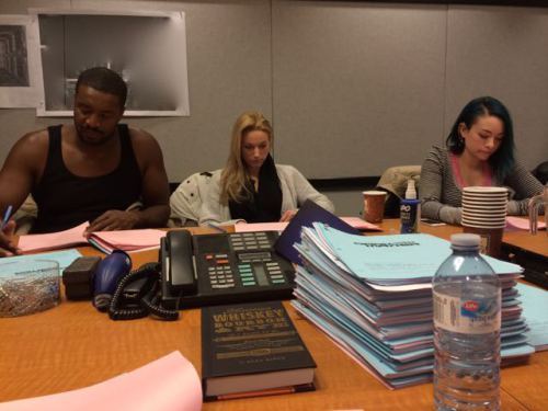 Roger Cross (SIX), Zoie Palmer (The Android), and Jodelle Ferland (FIVE) focus to the script - while I prepare to focus on my guide to whiskey, bourbon, and rye.