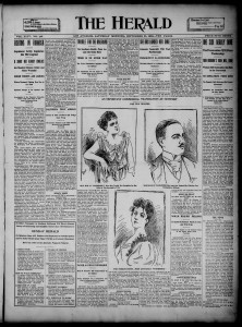 The Herald, Los Angeles, Calif., Sept. 21, 1895. Serial and Government Publication Division, Library of Congress.