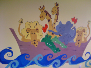 Mural in Riverside Presbyterian Church