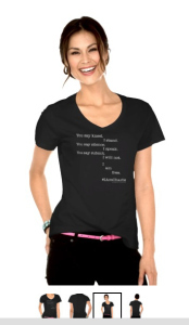 white on black womens