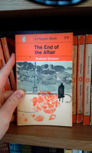 The End of the Affair by Graham Greene; Penguin Paperback (1785); 1962 edition; cover by Paul Hogarth
