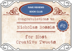 RRBC award for Most Creative Tweets