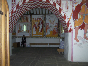 A medieval church (St Fagans Castle)