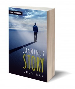 Blank white book w/path