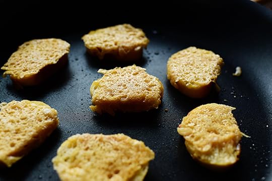 Tomato Soup with Parmesan Croutons