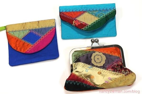 In-the-Hoop Crazy Quilting Embroidery Projects as seen on Sewing With Nancy Zieman with Eileen Roche