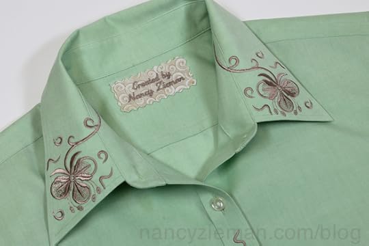 Embroider a Collar Perfect Placement Software Nancy Zieman