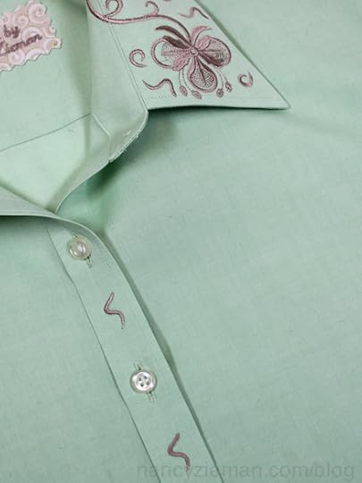 Embroider a Collar Perfect Placement Software Nancy Zieman Eileen Roche