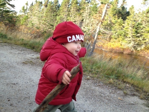 See the river? We love our river. And running along it. 