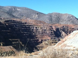 Another view of the Lavender Open Pit Mine