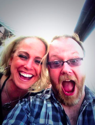 Moi with the AWESOME Chuck Wendig...