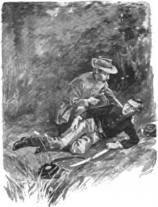 Conferdate J. M. Waddill is eventually captured and marched to Elmira.