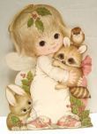 angel with racoon