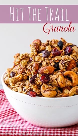 Trail Mix Granola on sallysbakingaddiction.com Sweet, snacky, healthy, easy, addicting!