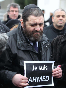 Funeral ceremony held for Ahmed Merabet in Paris