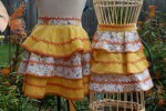 Yellow Half Aprons via Etsy