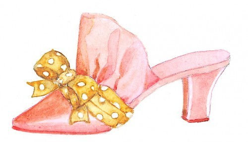 pink shoe