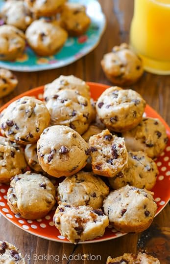 45 Calorie Mini Chocolate Chip Muffins on sallysbakingaddiction.com-- these do not taste lightened-up at all! 