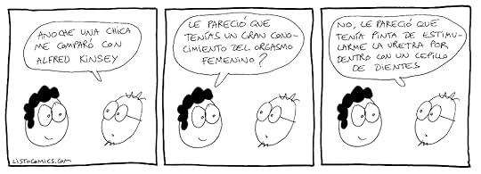 Tira cómica homenaje a Alfred Kinsey.