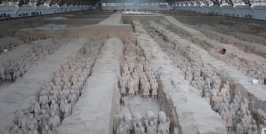 This is the sight that greets you upon first entering the Pit One excavation.