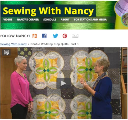 Double Wedding Ring Quilts by Victoria Findlay Wolfe as seen on Sewing With Nancy