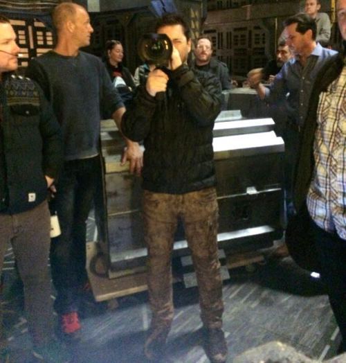Director T.J. Scott in action.
