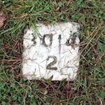 A marker for the grave of an unknown Civil War soldier at Poplar Grove National Cemetery