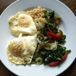 eggs and couscous
