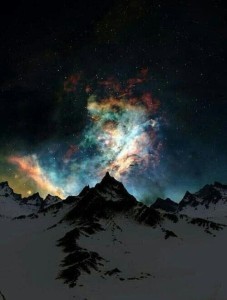 Mountain galaxy