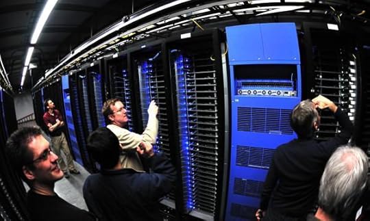 Intel team inside Facebook data center. Intel Free Press. CC BY 2.0 via Wikimedia Commons.