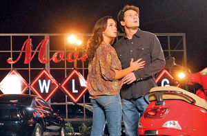 Anton Yelchin and Addison Timlin in Odd Thomas