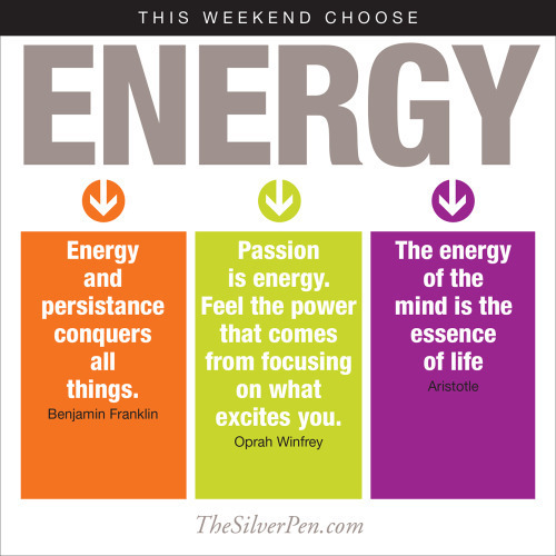 Choose Energy | The Silver Pen