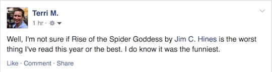 Rise of the Spider Goddess Facebook Status