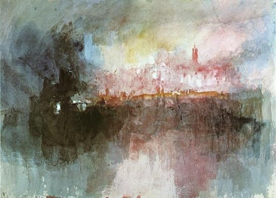 The Burning of the Houses of Parliament by William Turner