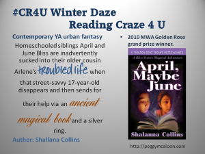 Winter Daze 26 April Maybe June