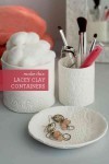 Lace Containers via Design Mom