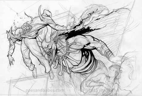 Frank Cho: Inkhead prelim