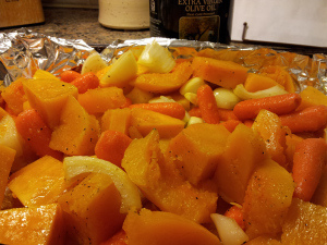 Roasted Butternut Squash and Carrot Soup