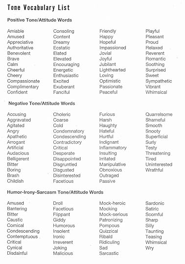 Words expressing attitudes