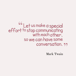 Twain communicating II