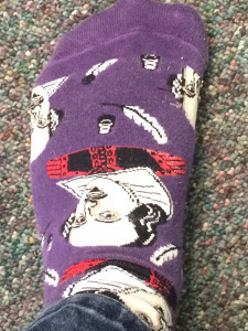 Uneasy lies the foot that wears the sock