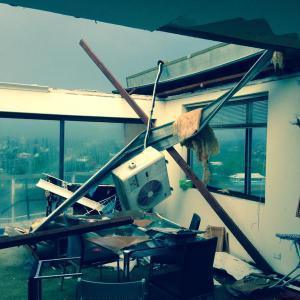 Apartment with Roof Missing