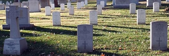 The graves of Captain Angus Alexander Mackintosh of Mackintosh, younger; Major Hon. Charles Henry Lyell; and Captain Walter Frederick Fitch MC