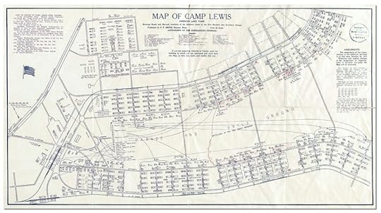 Camp Lewis as laid out for 91st Infantry Division and 166th Depot Brigade.
