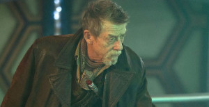 John Hurt (when he is not incubating aliens) as Doctor Who.
