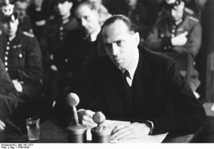 Count Helmuth von Moltke on trial in Berlin. (German Federal Archive, Bild 147-1277)