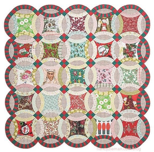 Double wedding Ring Quilts by Victoria Findlay Wolfe as seen on Sewing With Nancy